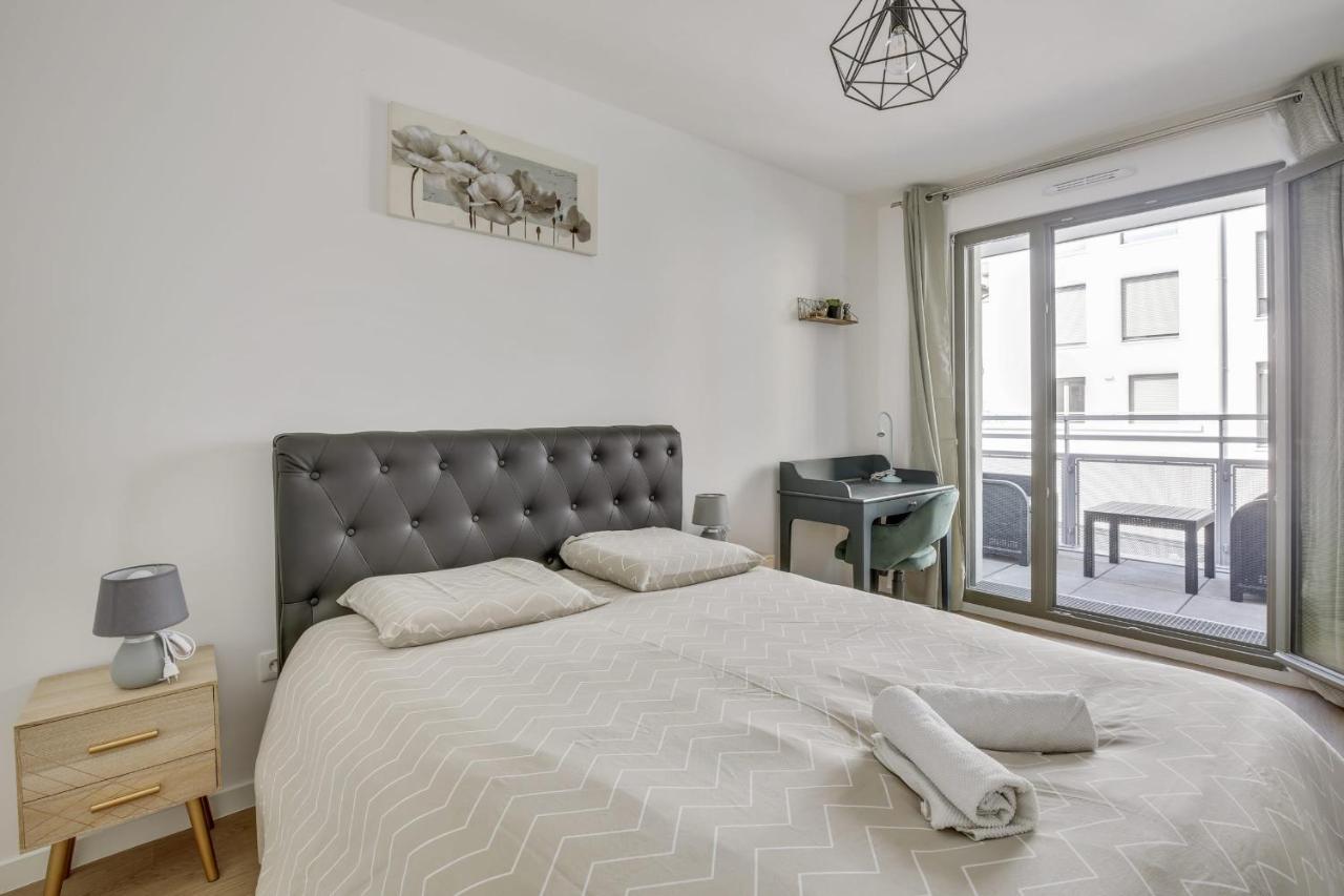 Superbe Appartement Avec Balcon Et Parking Proche Paris 생드니 외부 사진