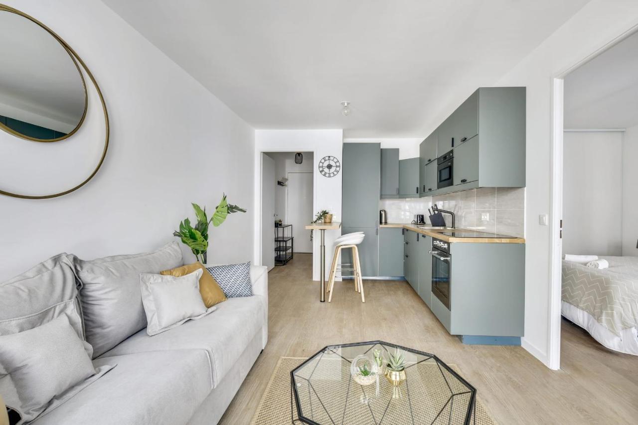 Superbe Appartement Avec Balcon Et Parking Proche Paris 생드니 외부 사진
