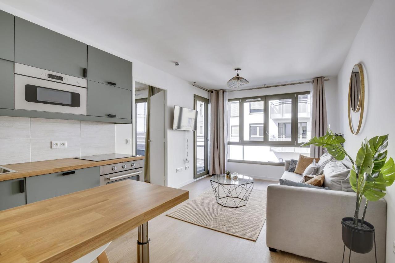 Superbe Appartement Avec Balcon Et Parking Proche Paris 생드니 외부 사진